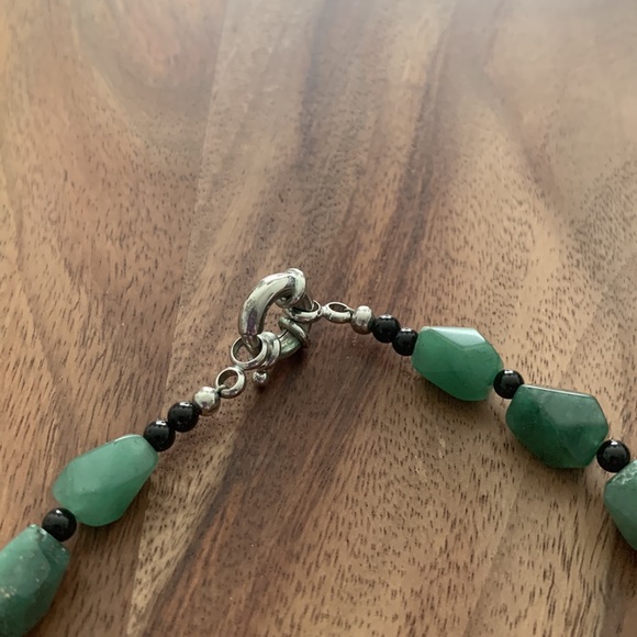 Adventurine & Onyx necklace - Picture 2 of 4